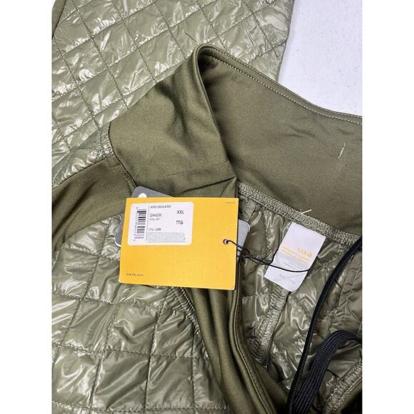 Lole Apex Insulated Quilted Pull On Thermore Winter Jogger Ivy Green NWT XXL - Picture 4 of 9